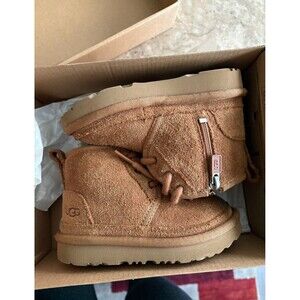 UGG Kids Chestnut Boots with Zipper